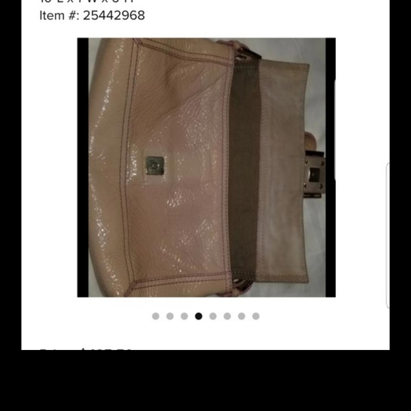 💜FENDI PINK PATENT/GOLD METAL HARDWARE - Picture 9 of 12